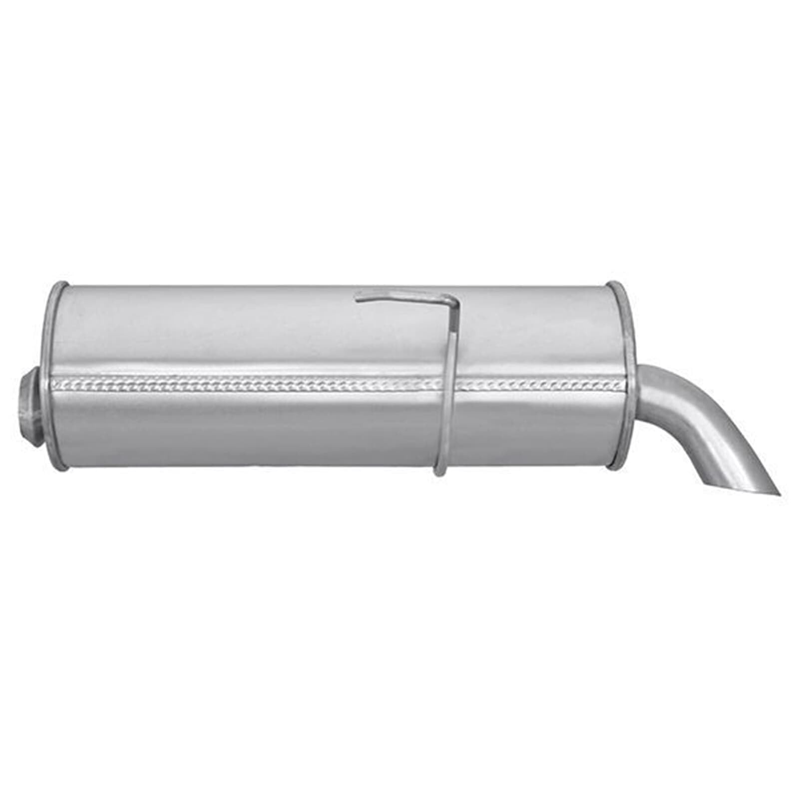 HELLA 8LD 366 031-871 Tłumik końcowy - Easy2Fit® Kit - z tyłu - jednoczęściowy - Komplet z elementami do montażu