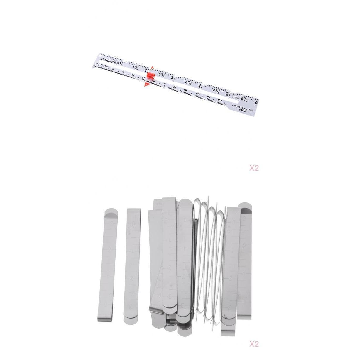 CALANDIS™ 20 Pieces Hem Clips and 1 Piece Sewing Gauge | Sewing-picture-30