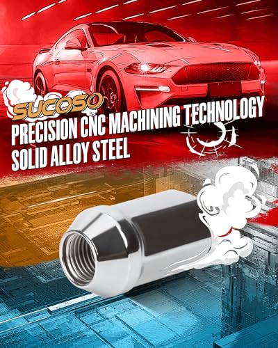 image for SUCOSO M14x1.5 Lug Nuts Replacement for 1999-2017 Chevy Silverado 1500