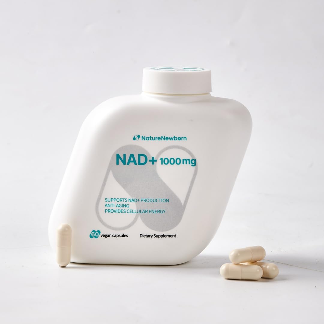 NAD+ Supplement with NR, Ca-AKG & Resveratrol, 1000mg