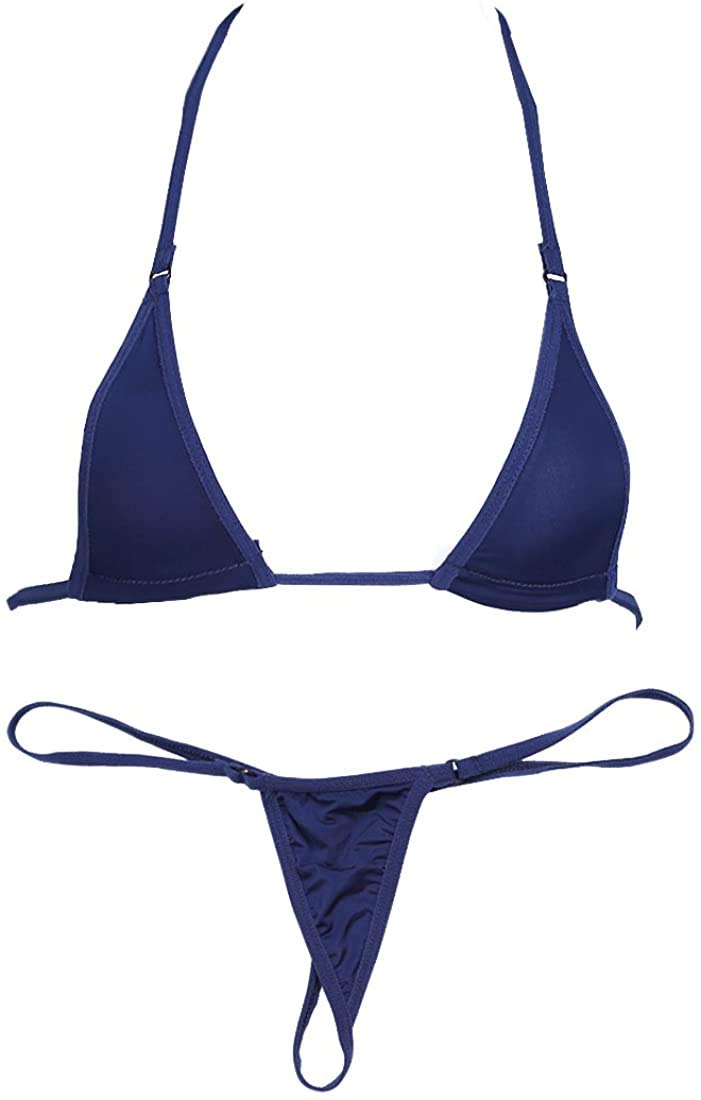 Buy Cziziwomen Micro G String Bikini 2 Piece Sliding Top Thong Small 