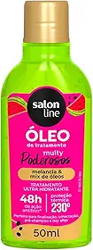 Salon Line, Óleo Capilar Reparador, Multy Poderosos, Cachos dos Sonhos, Melancia e Mix de Óleos - Para Todos os Tipos de Cabelos, 50ml