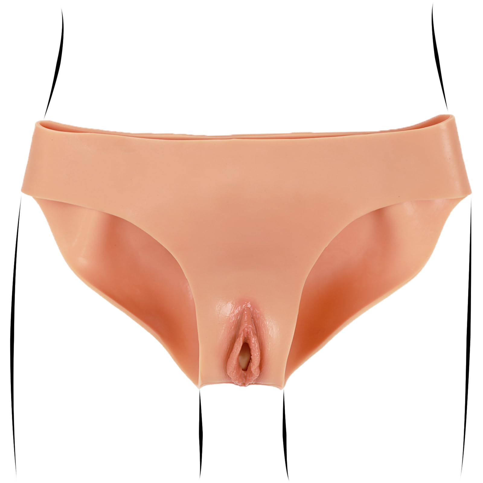 Culotte Pour Travestis Culotte Vaginale En Silicone Vêtements Pour Travestis Culotte Culotte Faux Vagin Slip Gaff Panty Travestissement Vêtements Pour Transgenres Combinaison En Silicone Pour Hommes