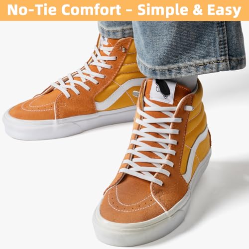 stepace 2 pairs elastic no tie shoe laces for kids and adults sneakers stretch flat tieless shoestrings