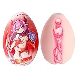 オナホ ポケットオナホ エッグ 片手持ち おなほーる 非貫通 レッド 【エッグ娘5人のご奉仕 レッドドラゴン】 高弾力 柔らかい手触り 【ヒダの絡みつく スロー リアル ドラゴン 密着イボ ミニサイズ】 男性用 大人のおもちゃ 洗いやすい 繰り返し アダルトグッズ 赤色 soulove