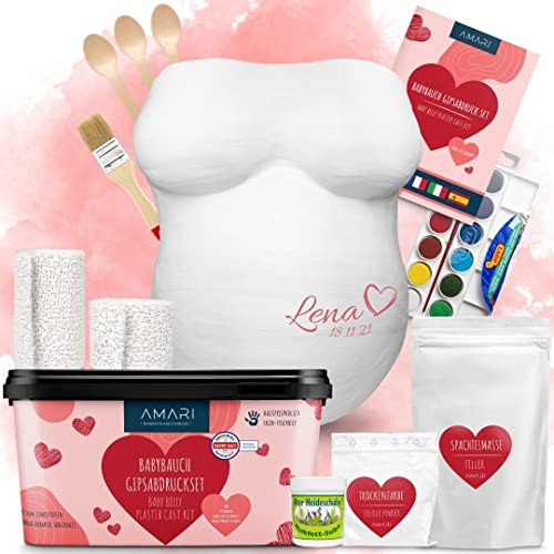 Amari ® Kit Moulage Ventre Femme Enceinte | Ventre Grossesse | Ventre Femme Enceinte | Moulage Ventre Femme Enceinte | Moulage Ventre | Ventre de Femme Enceinte | kit Femme Enceinte | kit Grossesse Cover