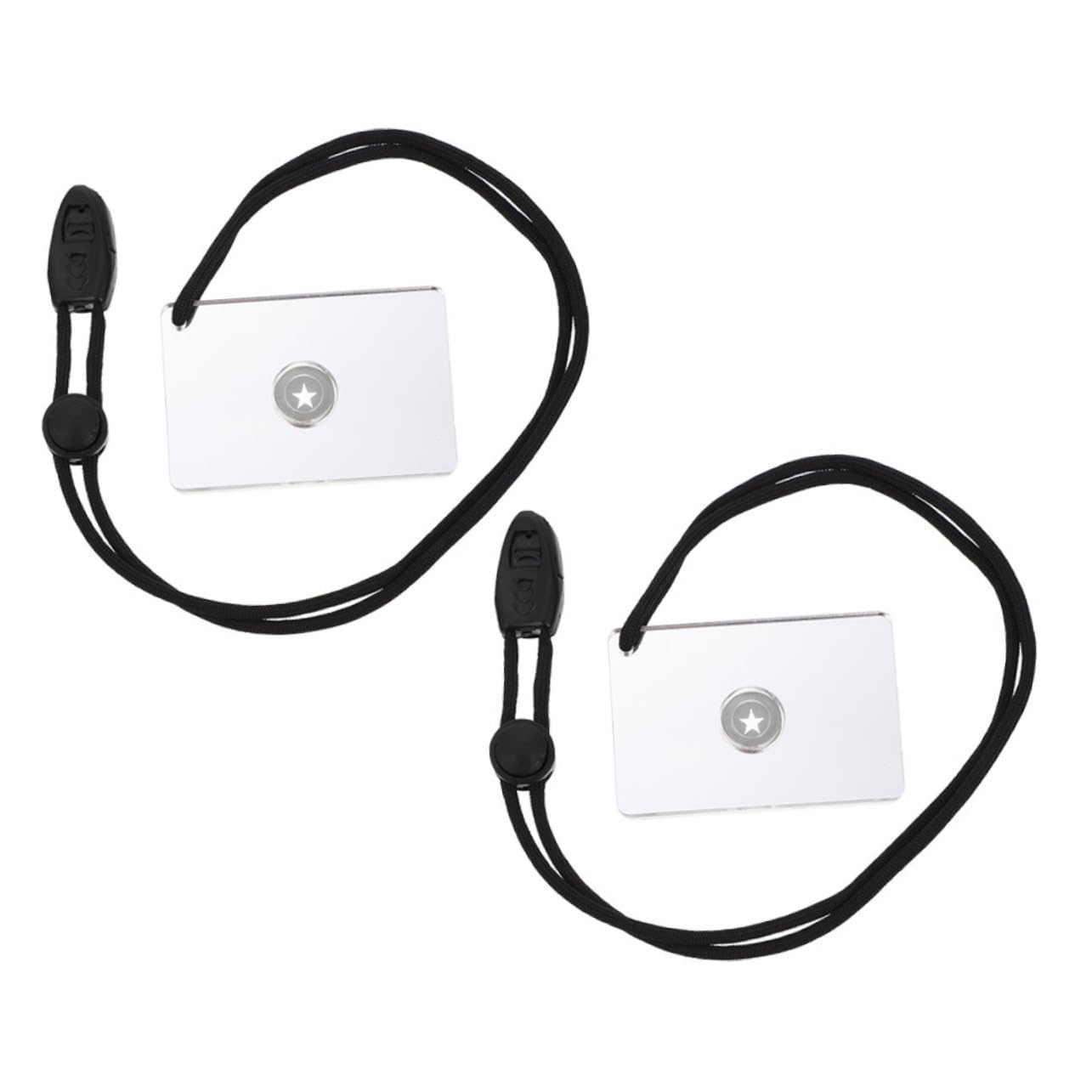 Kisangel Kit De Miroir De Signalisation Sifflet De Randonnée Miroir Arrière Équipement De Camping Feu De Gabarit pour Remorque Fournitures De Camping Tente Grille- Boussoles De