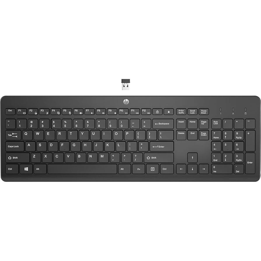 HP ワイヤレスキーボード Amazon.com: HP 230 Wireless Keyboard - Wireless Connection