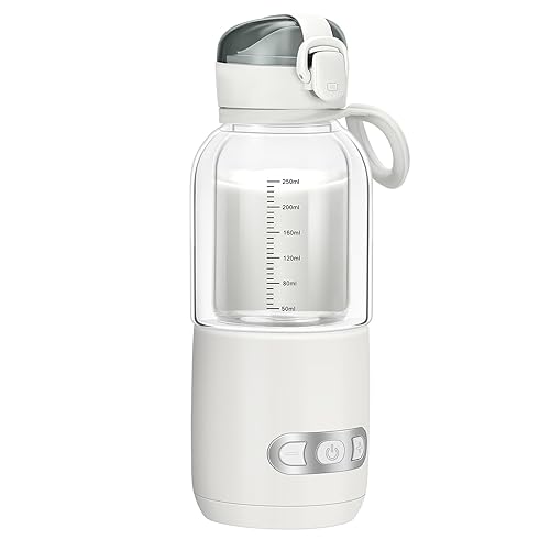 Miniatura 1 de Calentador de biberones portátil, calentador de biberones inalámbrico recargable de 15000 mAh, calentador de biberones para leche materna,