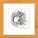 L Lumartos Poster Vintage Lullaby Land (4) Décoration Murale contemporaine Pin 20,3 x 20,3 cm