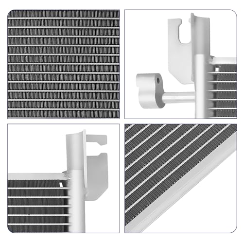 Image of Air Conditioning A /C Condenser Compatible with Cadillac Escalade ESV; Chevrolet Silverado 1500 /2500 /3500, Suburban 1500 /2500 /3500, Tahoe; Hummer H1, H2