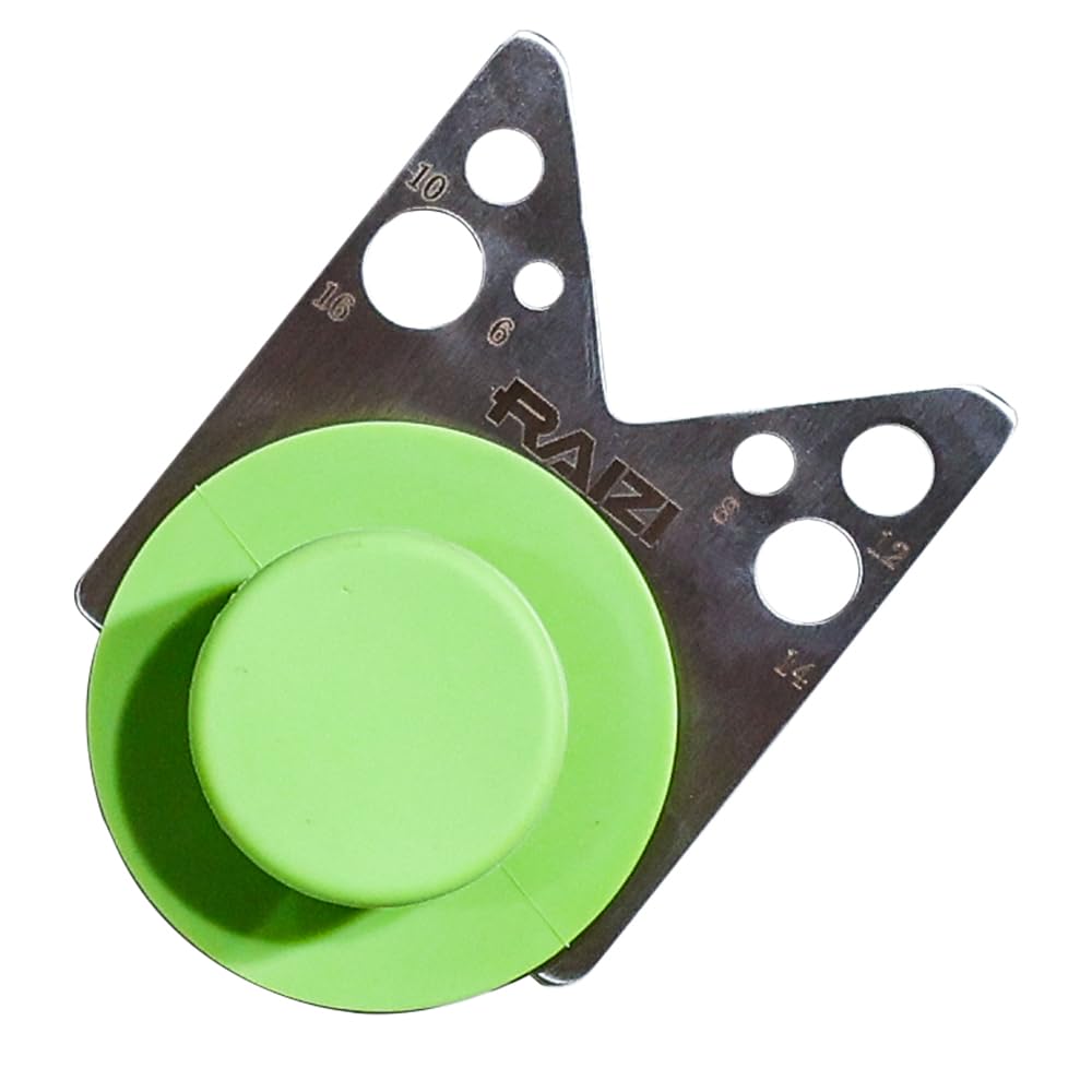 Raizi DrillFix Suction Drill Guide Drill Locator with 6 Hole Sizes 6-16mm Tile Locator Plate for Precise Pipe Drilling