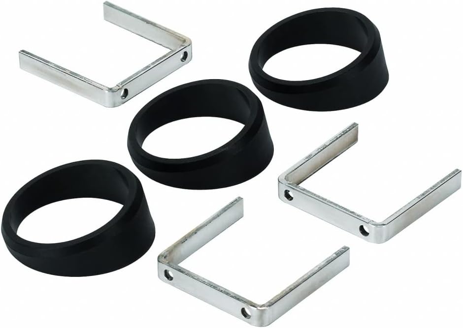 AutoMeter Angle Rings 21/16in Black 3pc Automotive