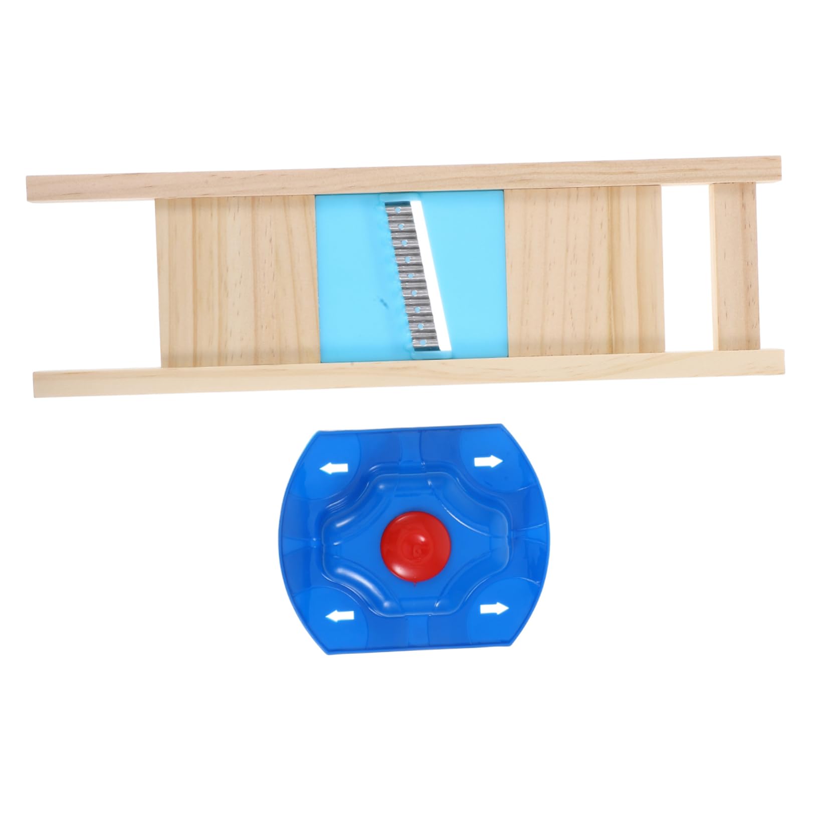 SOLUSTRE 1 set Stainless Steel Potato Cutter Multifunctional Fry Cutter for Lattice and Fries Portable Chopper for Kitchen and Restaurant Use Easy to Clean and Store Design Random Color