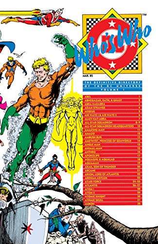 Cover of Who's Who: The Definitive Directory of the DC Universe (1985-1987) #1