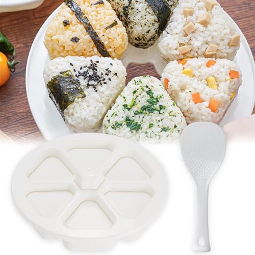 6-in-1 Onigiri Form Onigiri Mould Wiederverwendbar Reisbällchen Maker