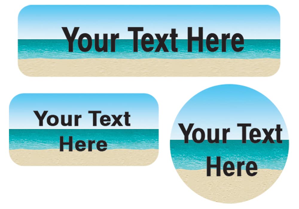 Personalized Waterproof Name Labels. Press and Stick Custom Name Stick on Clothing Labels.Combo Label Pack (90 ct.) Permanent Self Adhesive. Great for