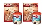 Betty Crocker Super Moist Spice Cake Mix and Betty Crocker Whipped Cream Cheese Frosting Bundle - 2 of Each - 4 Items. 'There's Pudding in the mix!' Cake Mix