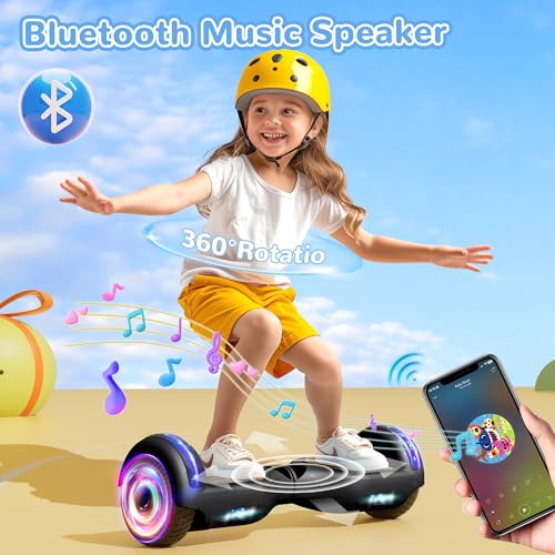 Image of SISIGAD Scooter, 6.5 inch Flash Wheels & Corlorful LED Lights, All for Girls Boys Kids Ages 6+