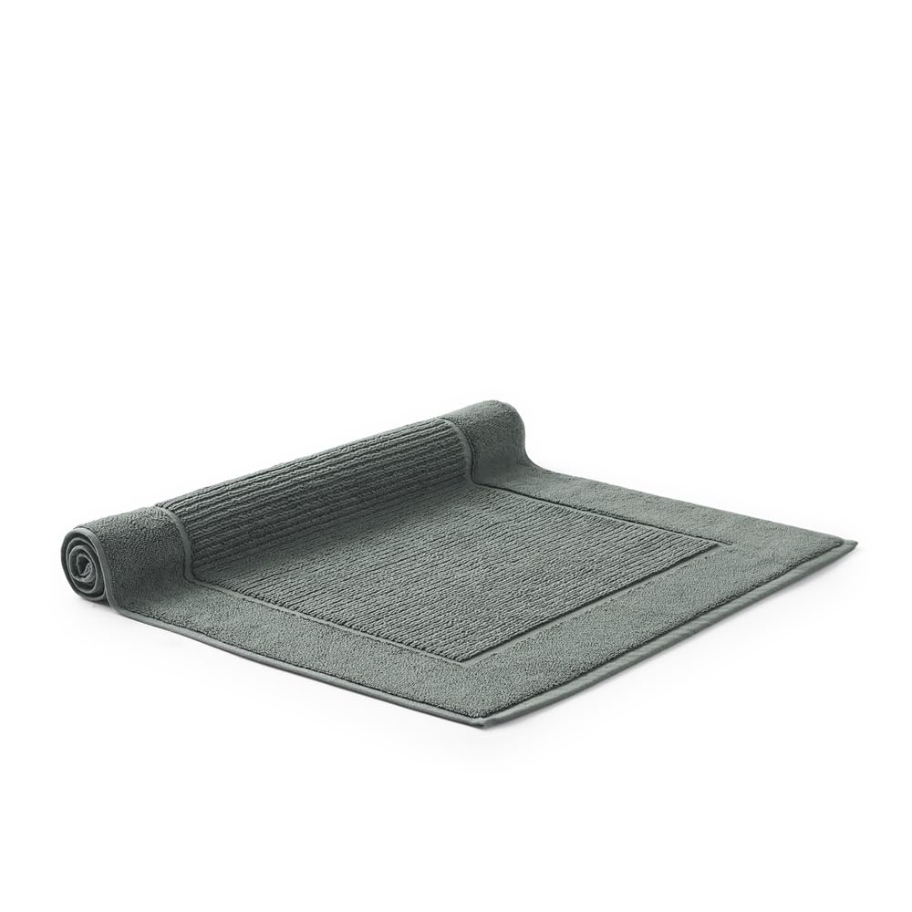 Christy Supreme Bath Mat | 100% Cotton | Super Soft and Plush | Dry Quickly Shower Mat | Heavyweight 1000 GSM | Yew Green