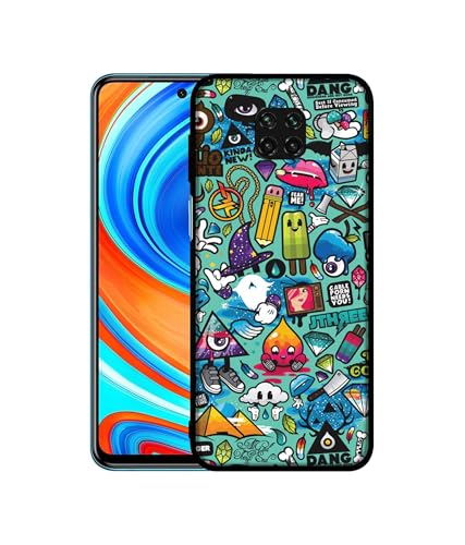 Image of Crazy Design Premium 2D Printed Metal Back Case Cover for Mi Redmi Note 9 Pro /Note 9 Pro Max /Poco M2 Pro