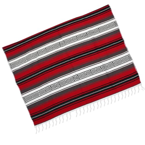 Cape Tissée Douce en Coton et Polyester Style Mexicain - 2