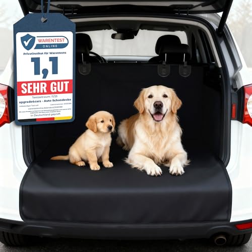 Upgrade4cars Kofferraumschutz Hund mit Ladekantenschutz Wasserdicht & rutschfest | Auto Hundedecke Kofferraum