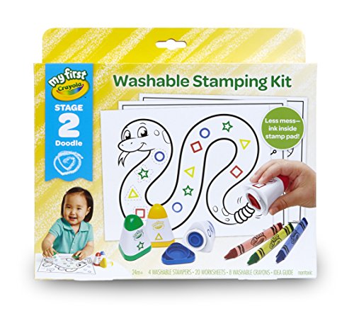 Crayola My First Washable Stamps and Crayons, Activity Set, Gift