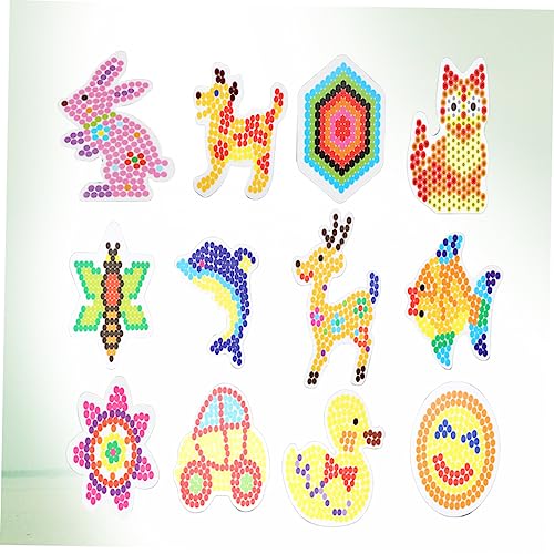 TOYANDONA 12 Unidades pegboard de contas de fusível painel perfurado placas de fusíveis galo ferrame