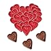 Fruidles Valentine's Milk Chocolate Hearts, Party Bag Fillers, Red Individually Wrapped Foils, Kosher Certified (4oz On-The-Go Bag)