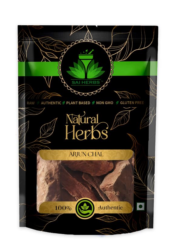SAI HERBS Arjun Ki Chaal - Arjun Bark Raw - Arjuna Dried - Terminalia Arjuna | Lowers Bad Cholesterol | 100% Pure & Natural (500 Grams) (B0CLSYL9PH) Amazon Price History, Amazon Price Tracker