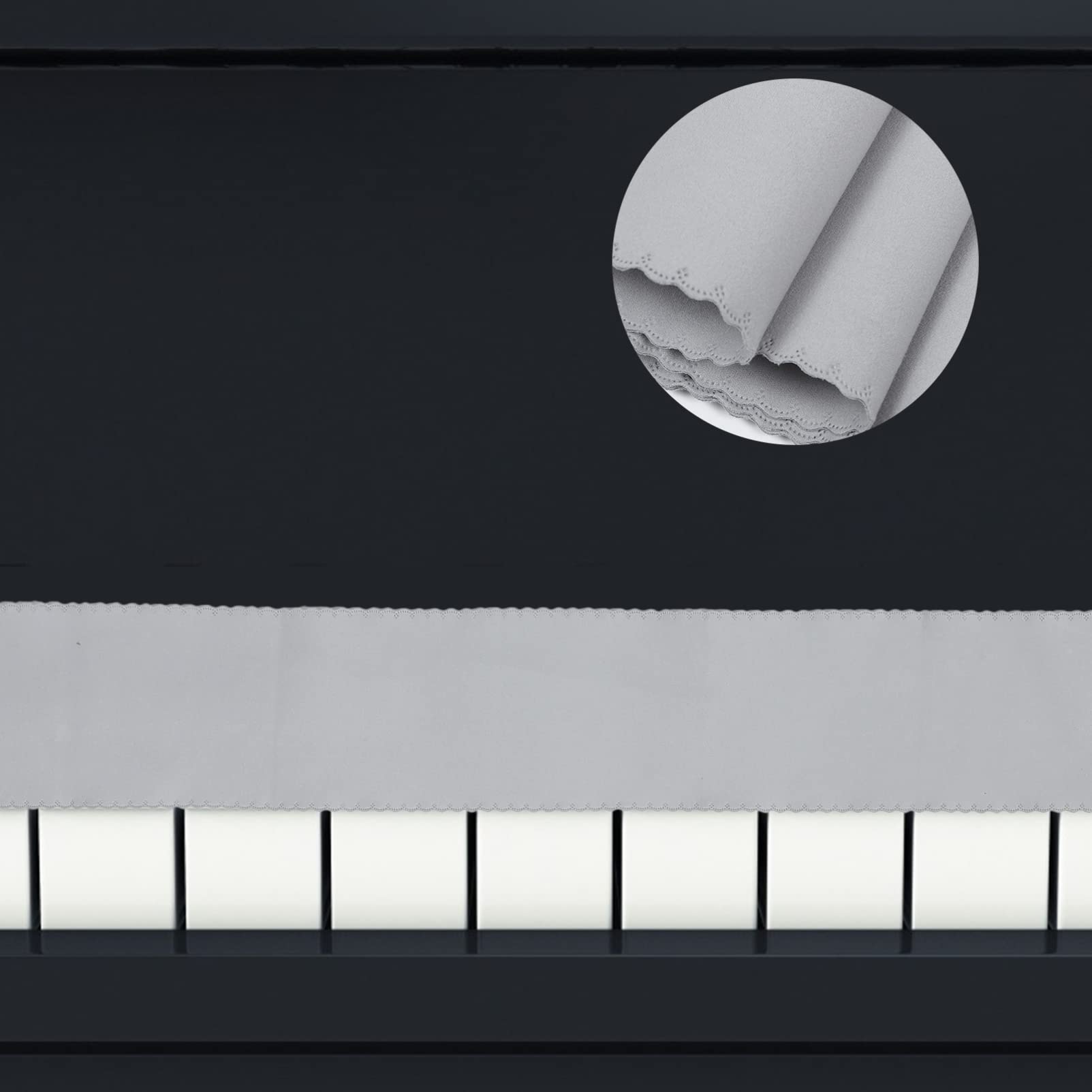 Healifty Parapolvere per Tastiera per Pianoforte Elettronico a 88 Tasti Parapolvere per Pianoforte Elettronico Impermeabile per Digitale a 88 Tasti Tastiera Digitale