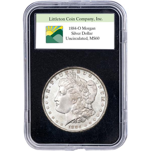1884-O Morgan Silver Dollar in Deluxe Holder