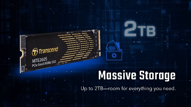 Amazon.com: Transcend MTE260 1TB Gen5 SSD with Heatsink, Up to