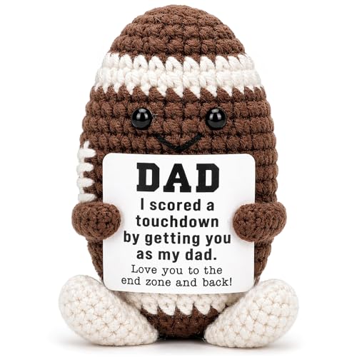 AVBODA Handmade Positive Crochet Football
