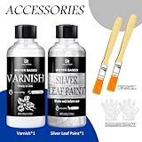 Zoom IMG-1 pittura argentata liquida 200ml kit Zoom IMG-1 pittura argentata liquida 200ml kit