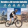 Electric Bike for Adult 1400W Peak, 48V 720WH Removable Battery, 72 Miles 28 MPH, 26" Fat Tire Electric Mountain Bike with Hydraulic Suspension, 7-Speed ,UL Certified Commute Mountain Ebikes for Men #3