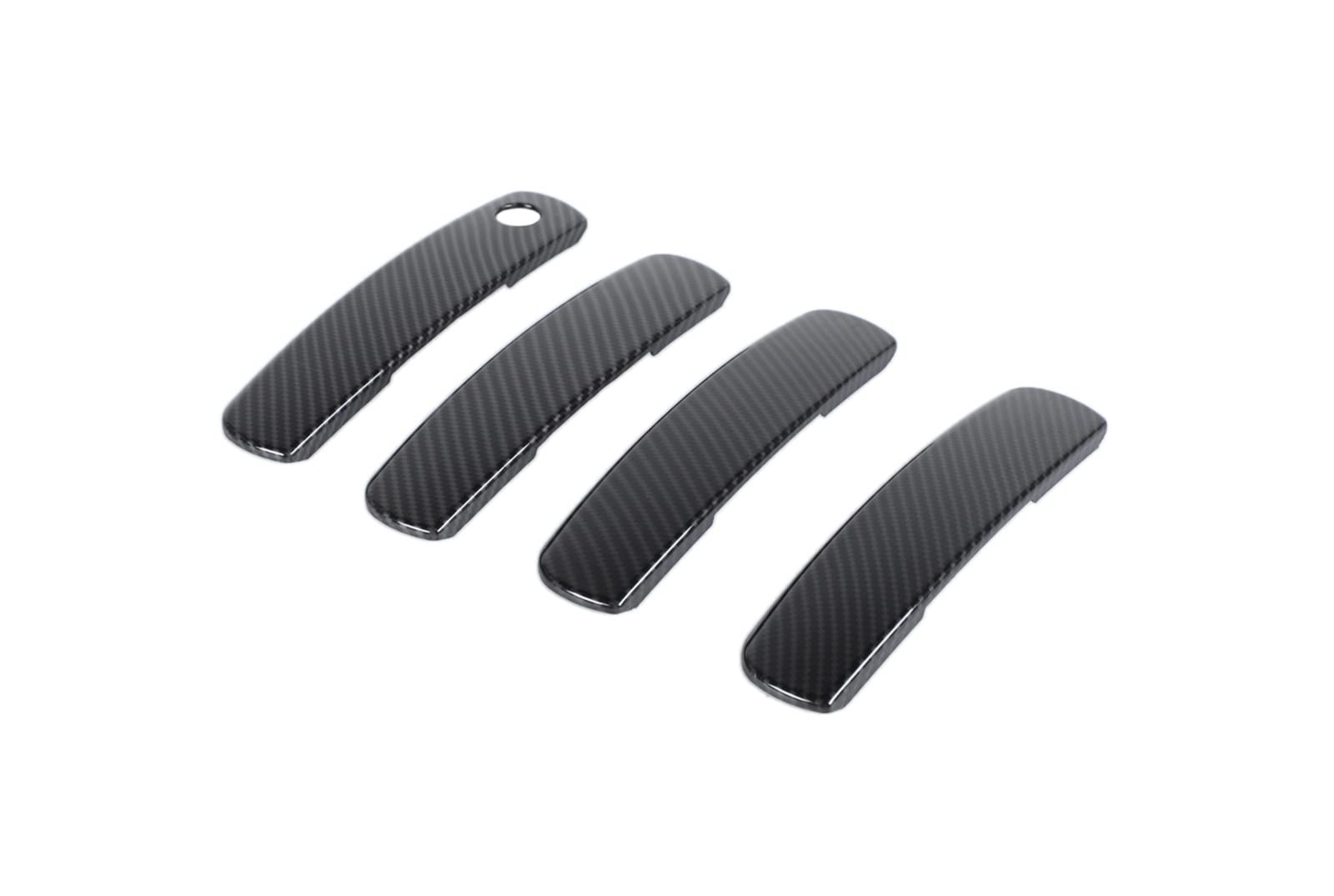 Poignées de porte extérieure pour Chargeur 2010-2021 garniture ABS carbone