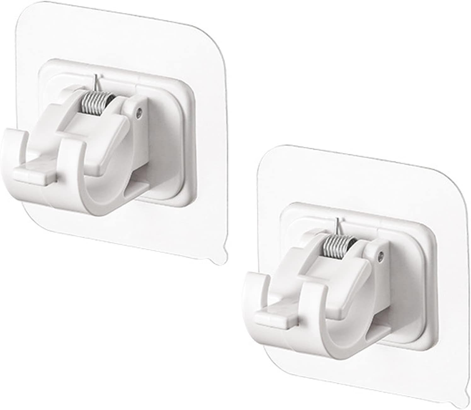 Self Adhesive Curtain Rod Bracket, VEGCOO Drapery Hook Holder Towel Rod