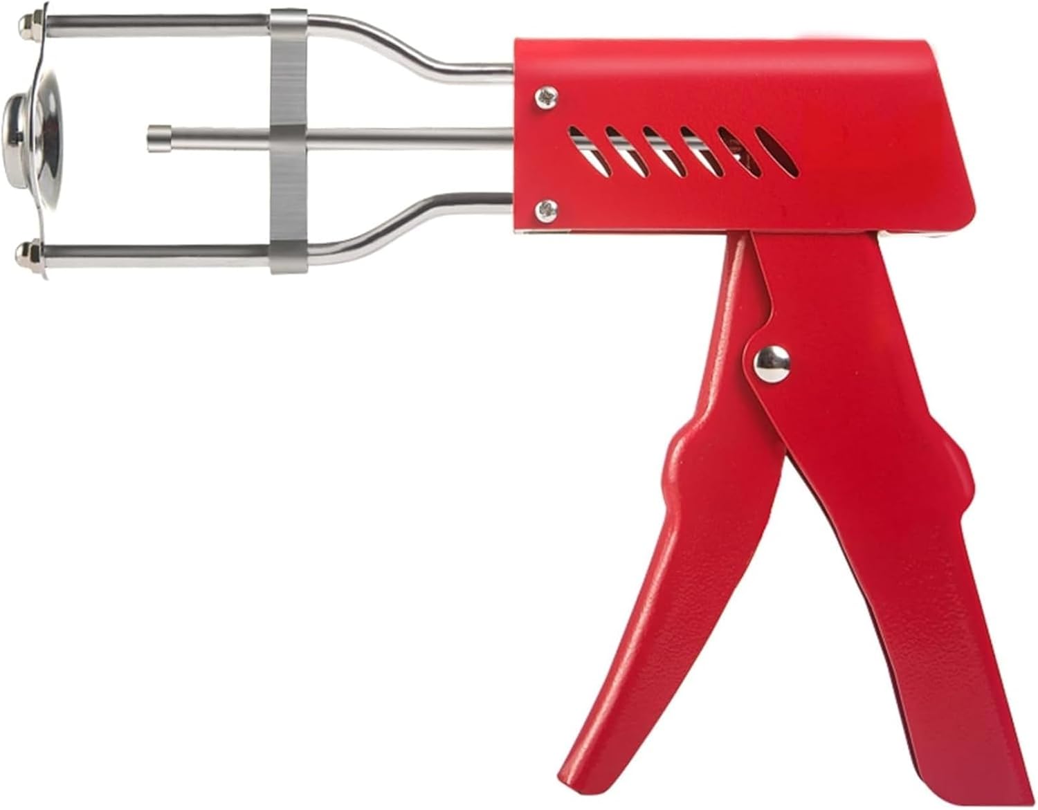 Portable Cherry Corer Pitter, Stainless Steel Fruit Corer Core Remover, Multi-Function Cherries Stoner Seed Remover Tool, Effortless Handle, Easy to Clean, for Home Use
