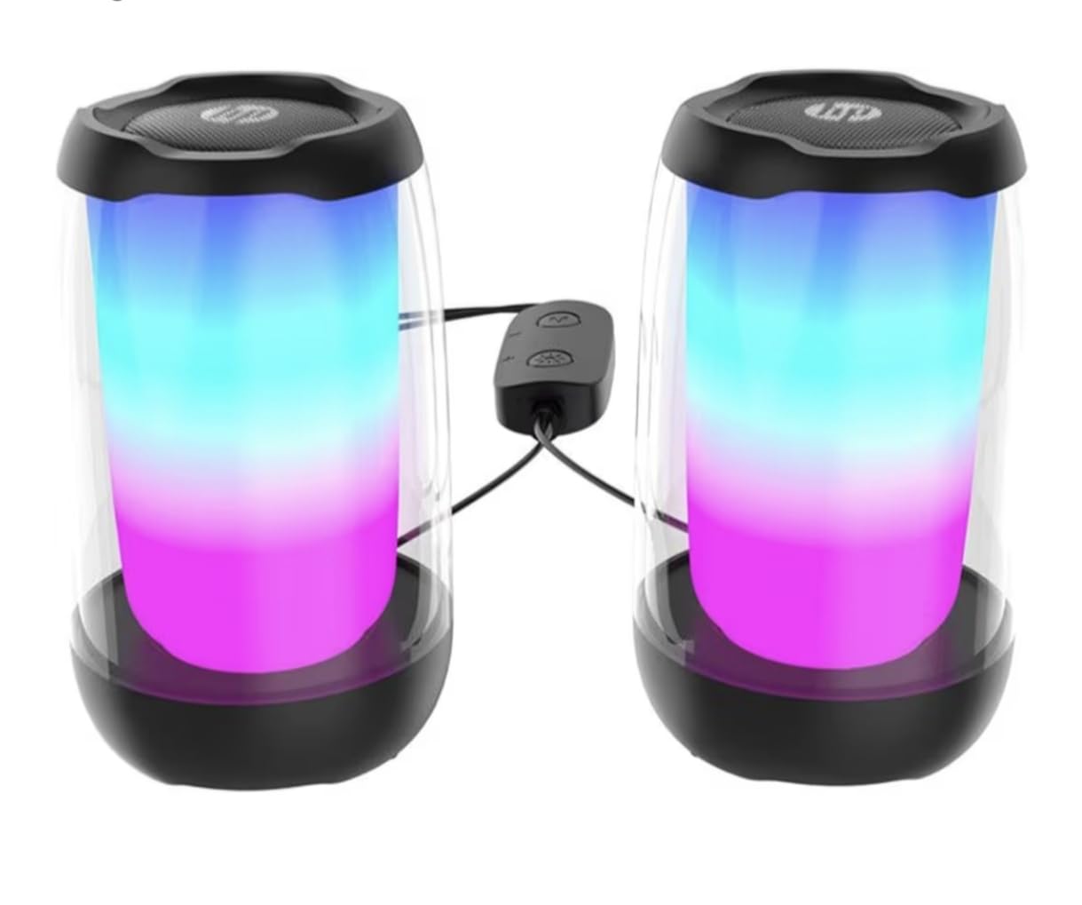 USB Audio Speaker Set with RGB LED Lighting, Compact Design, 126mm Height, 80mm Width, 2 Piece-picture-18