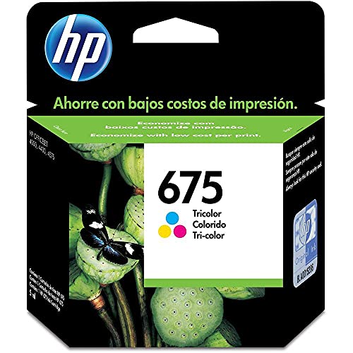 Tinta Y Tóner, Office Product HP Cartucho Original de Tinta Tricolor 675 (CN691AL)