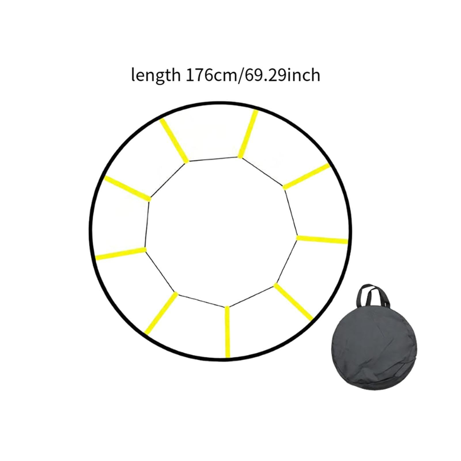 kowaku Escalera de Agilidad para Entrenamiento Equipo de Agilidad para Fútbol Escalera de Velocidad para Ejercicios Escalera para Coordinación Fabricada en P