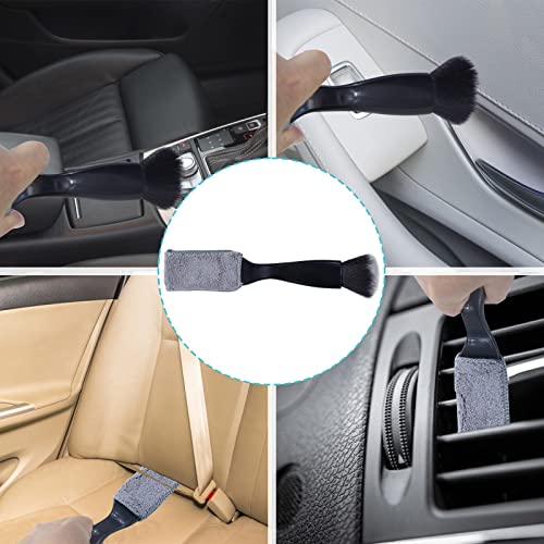 Yungeln 3 Pcs Car Interior Dust Brush,Car Detailing Brush,Car Dash Cleaning Soft Brush,Universal Car Interior Crevice Brush For Cleaning Panels,Air Vent,Leather,Computer #TOP4