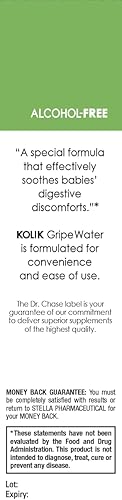 Miniatura 8 de KOLIK Gripe Water sin alcohol, alivio de cólicos para bebés, agua de gripes para bebés y bebés, alivio de gases para bebés para calambres, molestias