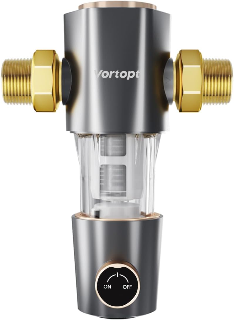 Vortopt Sediment Filter for Well Water Automatic Backwash System