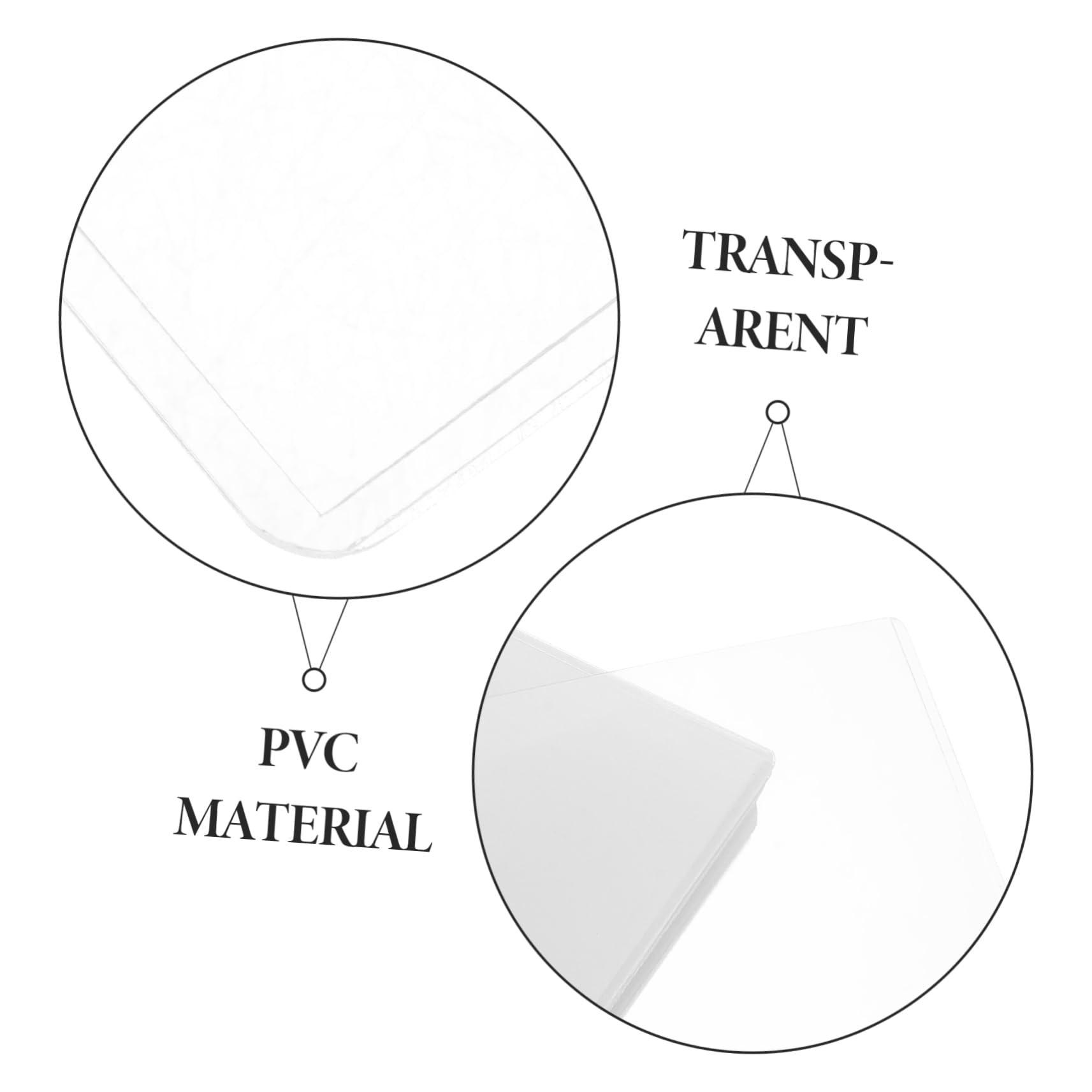 Uonlytech Supporti Per Cornici Trasparenti Da 30 Pezzi Per Album Fotografici, Menu E Poster Protezioni Per Stampe in Carta, Custodie Per Foto in Plastica Trasparente