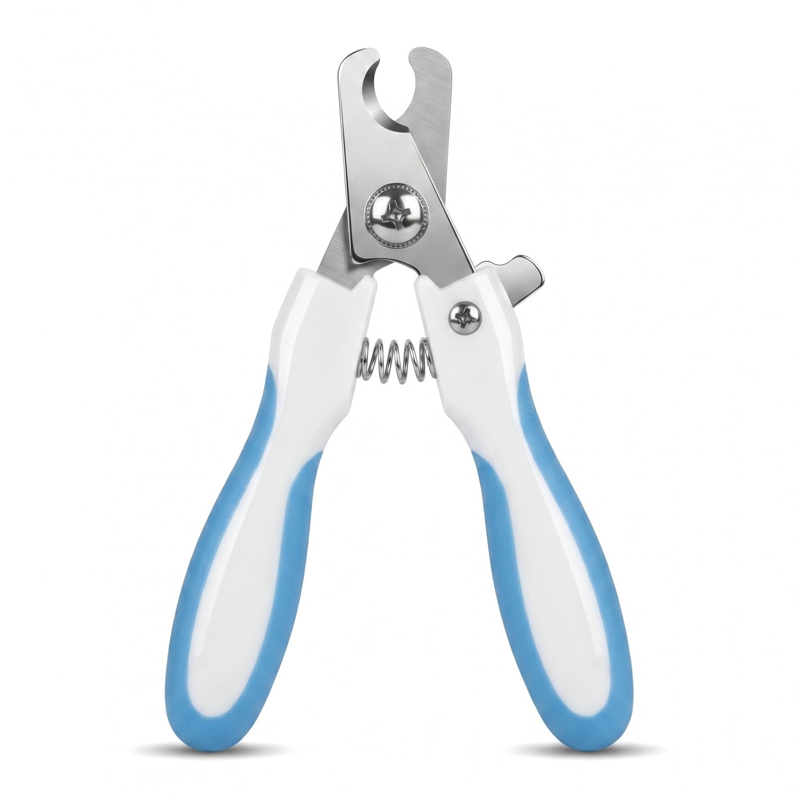 Solvio Pet Nail Clippers for Dogs and Cats - Sharp Stainless Steel Claw Trimmers with Safety Guard to Avoid Overcutting - Ergonomic Grooming Tool for Small to Large Breeds, Puppies, Rabbits