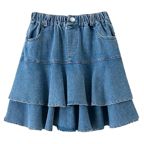 Jupe jean courte d'été fille idéale pour l'école et les vacances