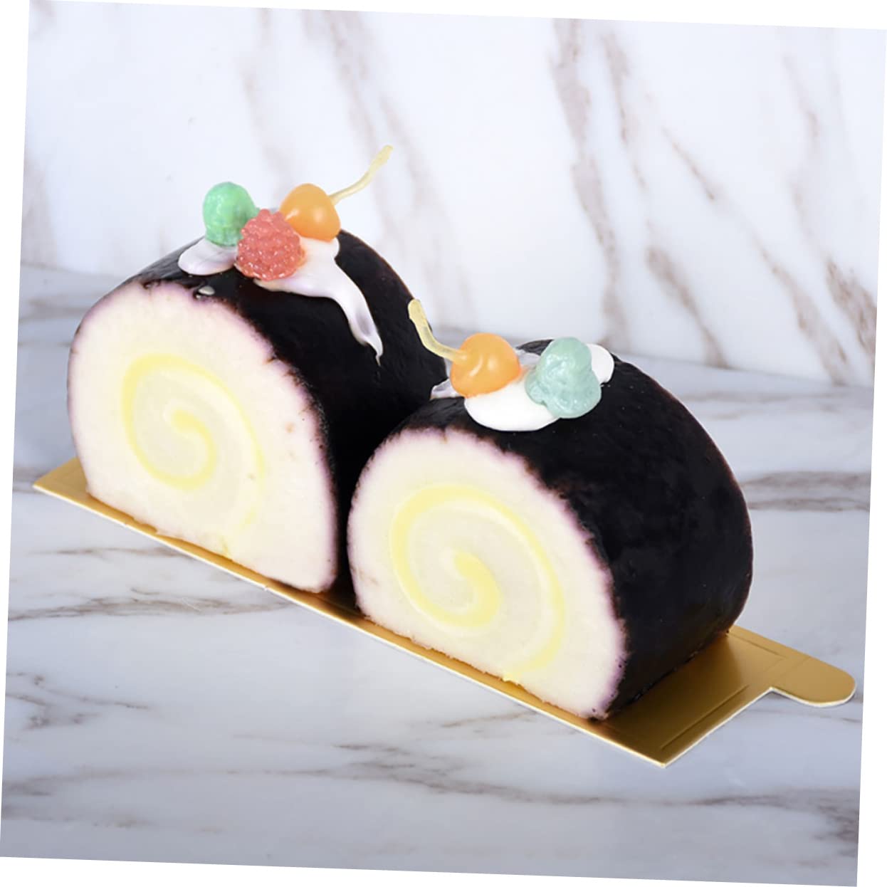 SOLUSTRE Set of 100 Cake Bottom Boards Rectangular Cake Supports Decorative Cardboard for Biscuits